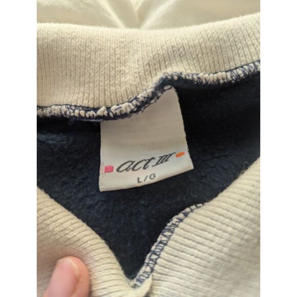 Vintage Act III Bear Cottagecore Collared Sweater Made in the USA Size Large - Picture 4 of 5